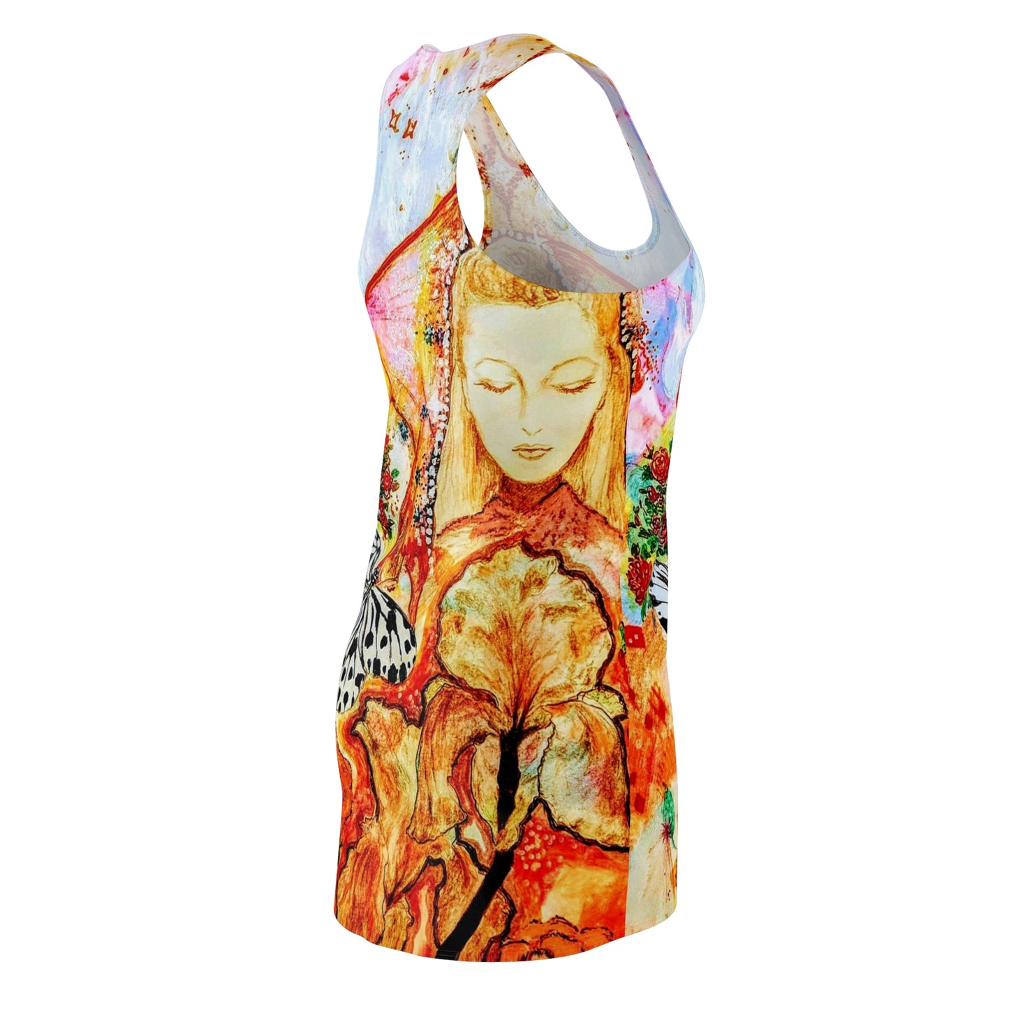 Divine Fem:  Women's Cut & Sew Racerback Dress (AOP)