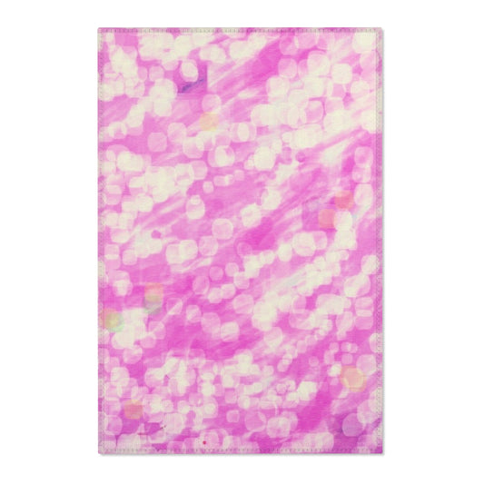Anew: 24"x36" Soft Pink Abstract Area Rug - Cozy Home Decor, Living Room Accent, Bedroom Carpet, Shower Gift, Boho Chic Style