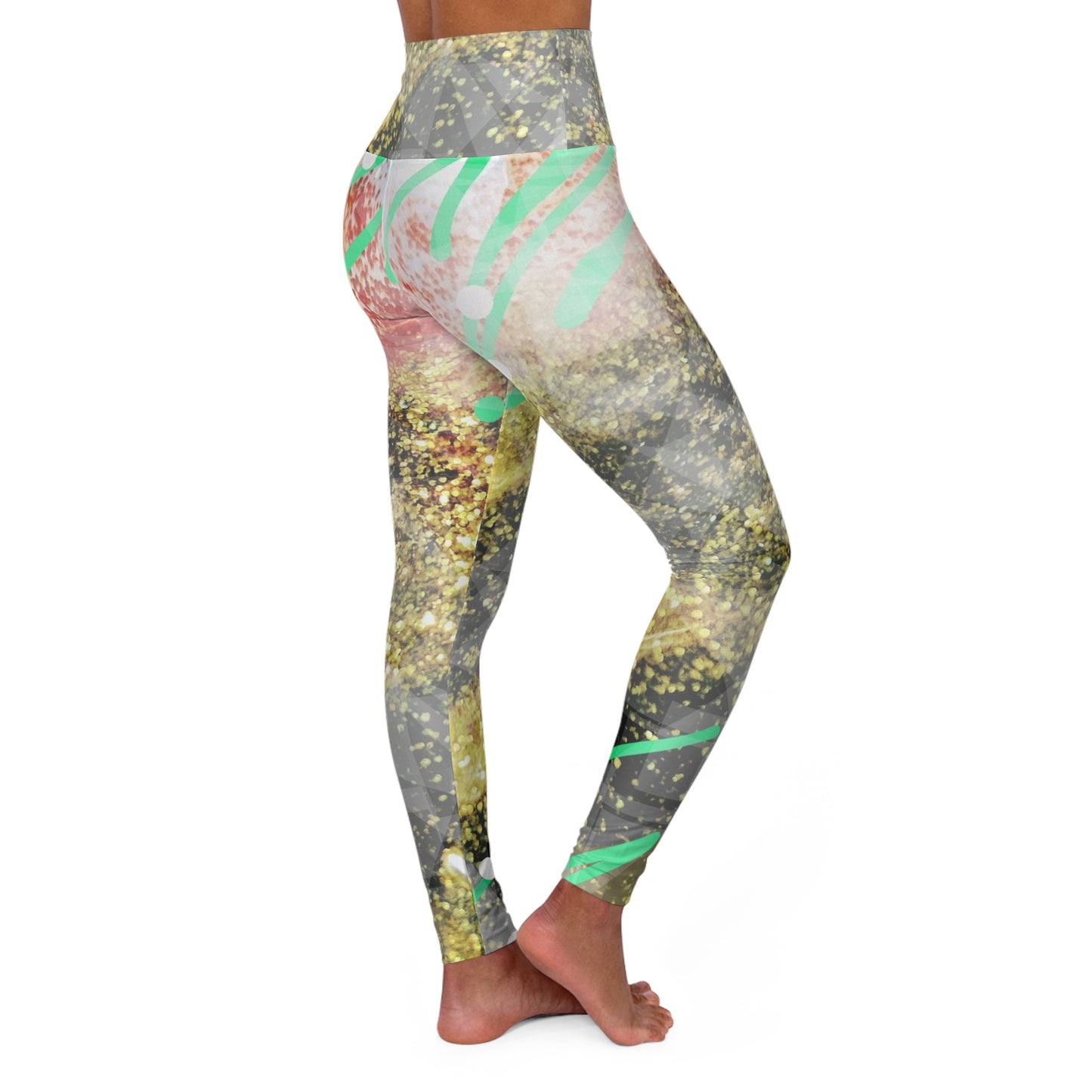 Freestyle:  High Waisted Yoga Leggings (AOP)