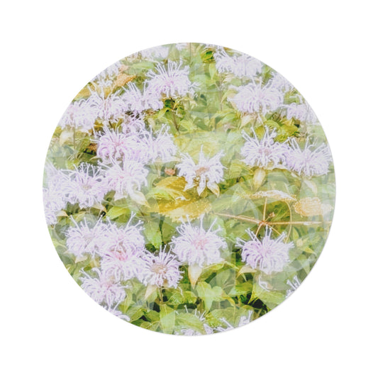 Soft Flowerbed:  Round Rug 60"x60"