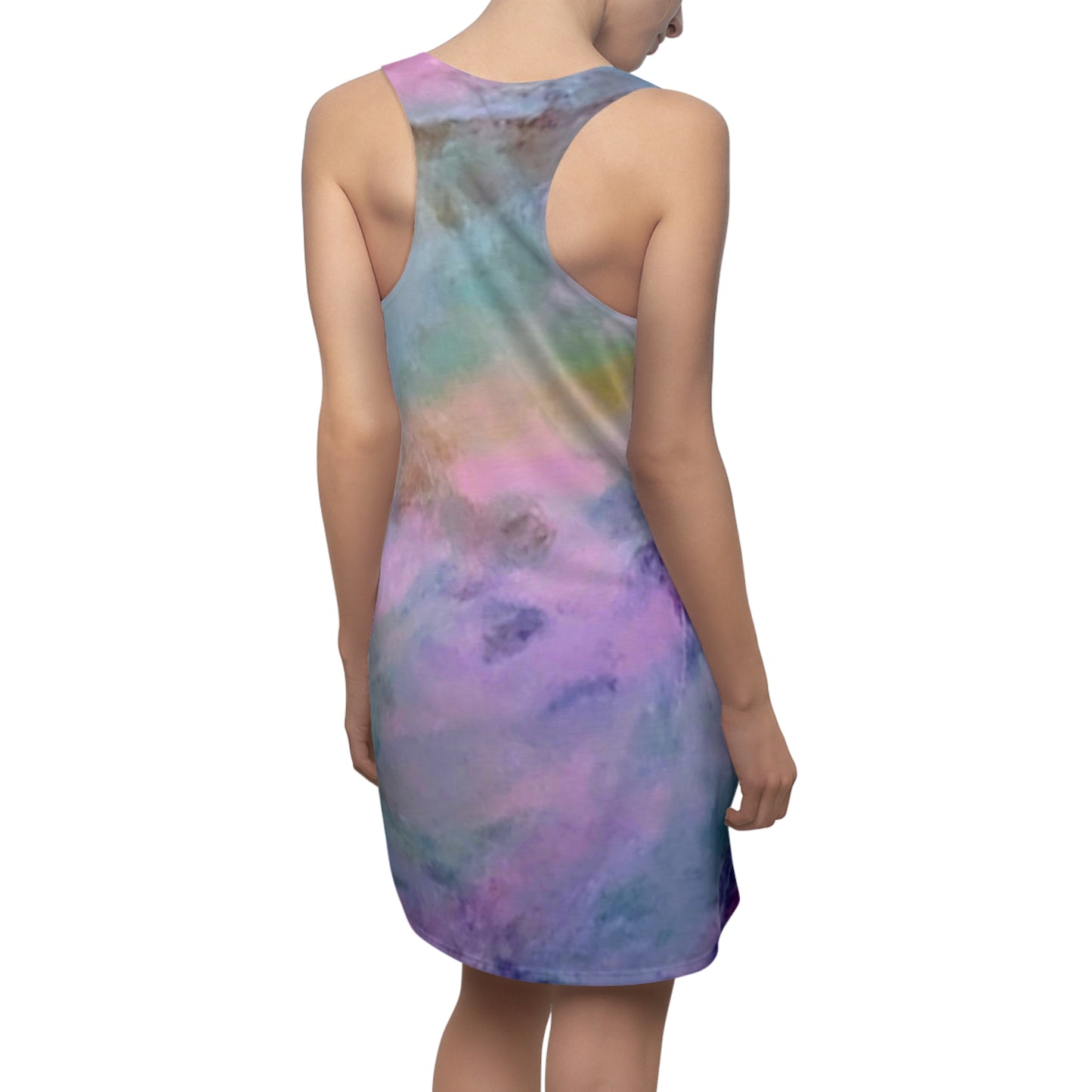 Peace & Luv:  Women's Cut & Sew Racerback Dress (AOP)