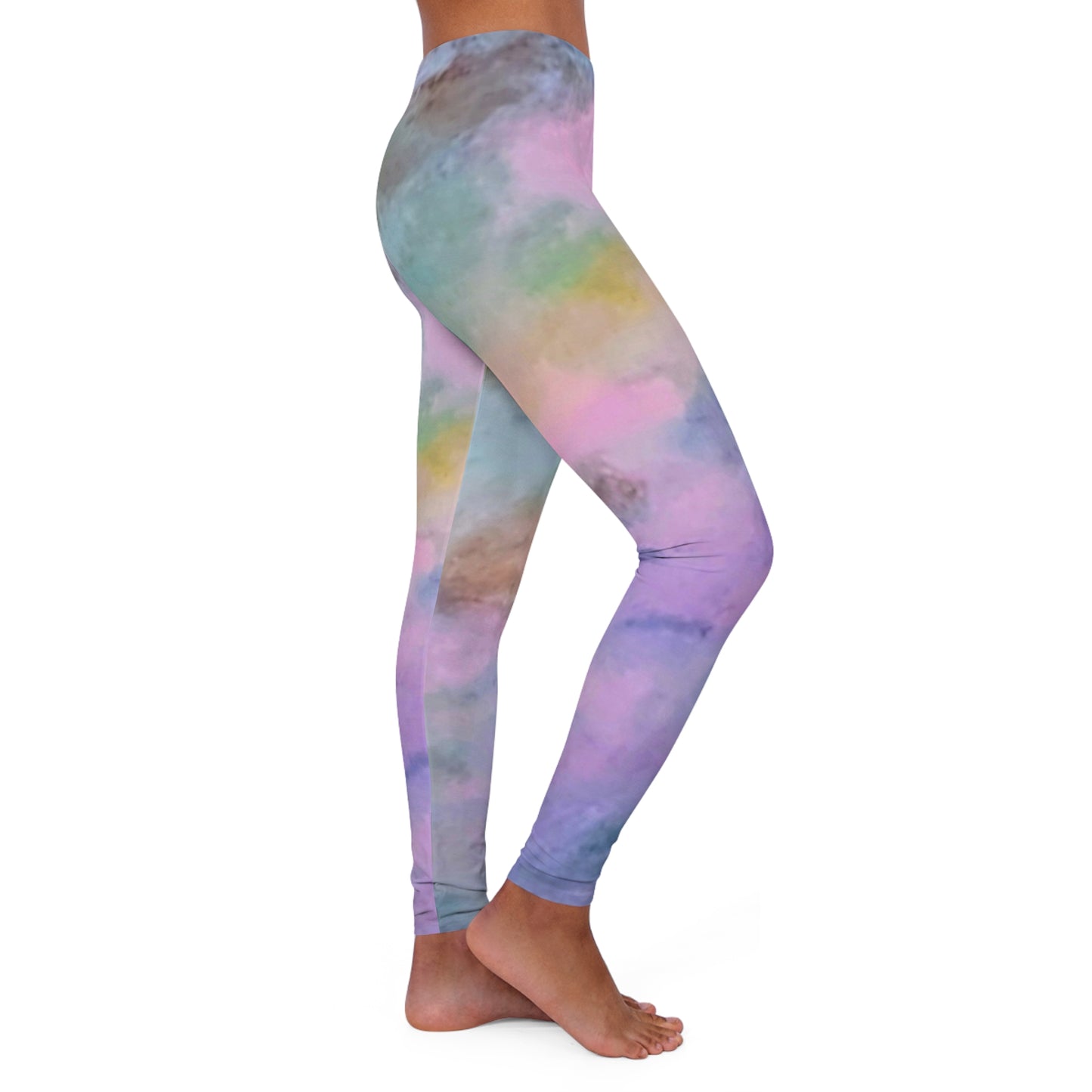 Peace & Luv:  Women's Casual Spandex Leggings (AOP)