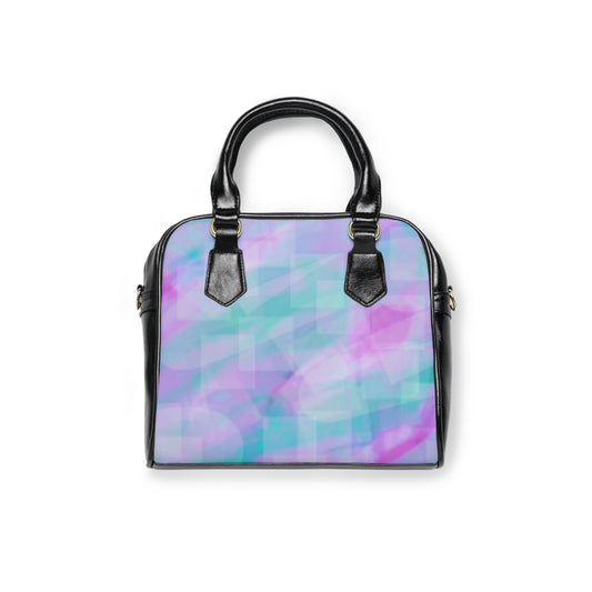 Leia:  Pastel Geometric Shoulder Handbag - Stylish & Versatile Handbag for Everyday Use