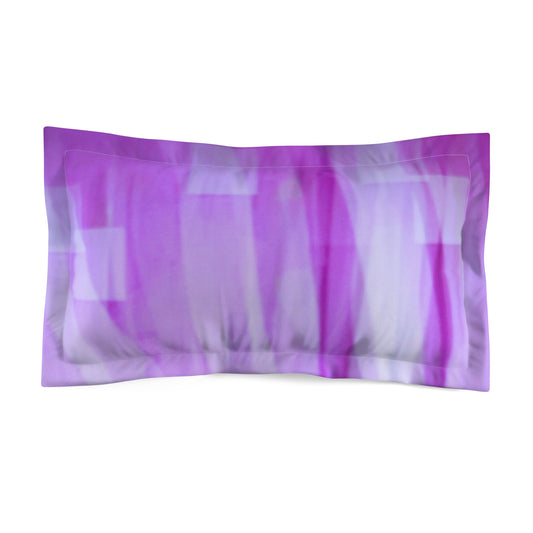 Amethyst Waves: (King Sham) Dreamy Lavender Microfiber Pillow Sham | Soft Bedding Accessory, Cozy Bedroom Decor, Gift for Home Lovers