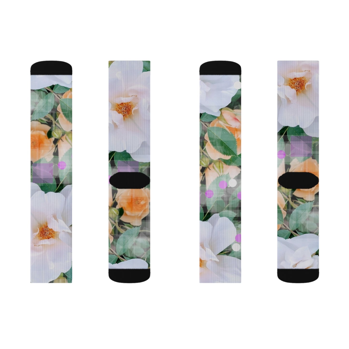 Divine Bouquet:  Sublimation Socks