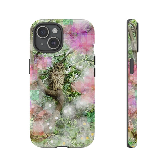 Woodland Owl: Tough Cases, iPhone15