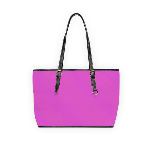 Bobbie:  Chic PU Leather Shoulder Bag - Vibrant Pink Tote for Stylish Women