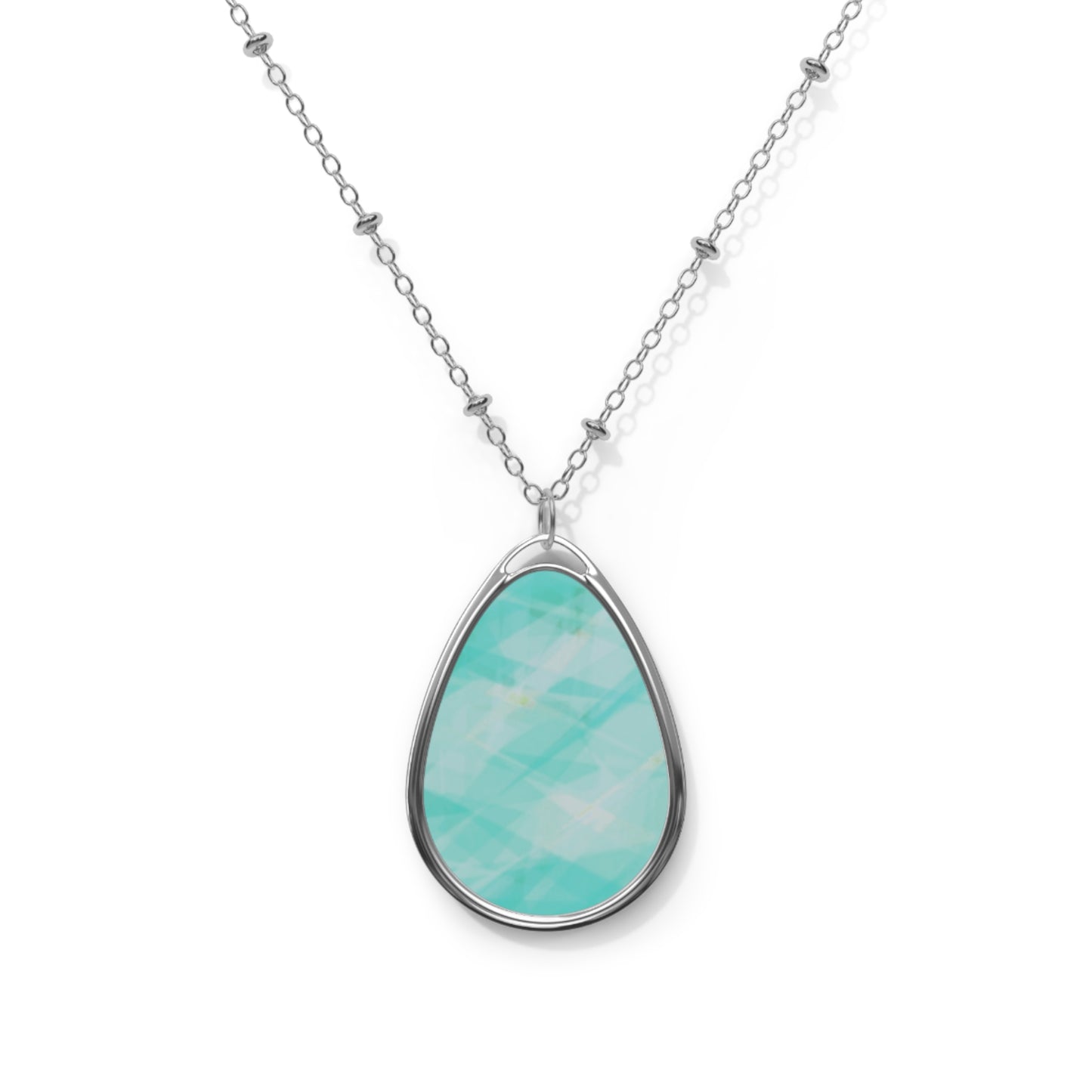 Mountain Stream: Elegant Teardrop Necklace, Dainty Jewelry Gift, Minimalist Pendant, Birthday Accessories, Bridal Jewelry, Everyday Elegance