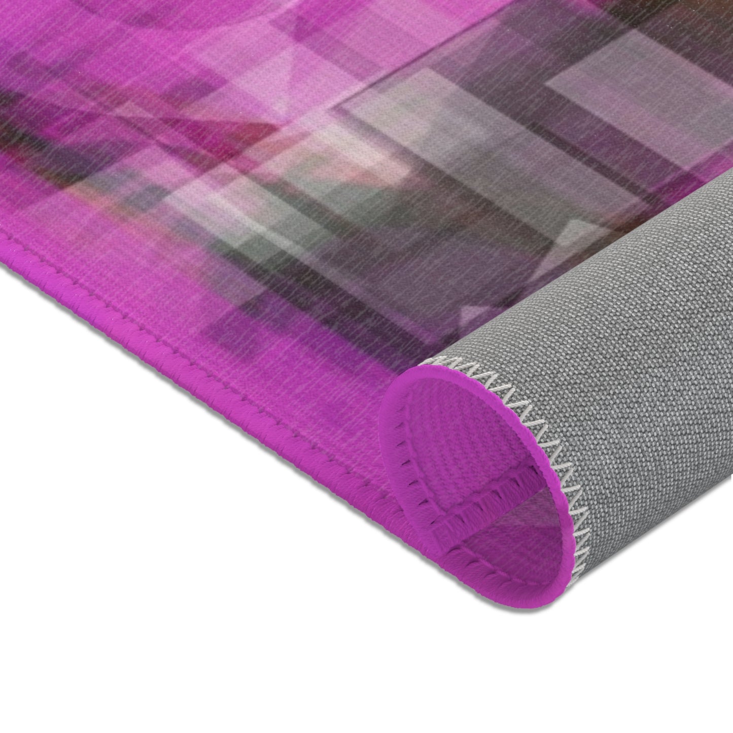 Mauve Codes:  48"x72" Vibrant Abstract Area Rug - Modern Decor for Artistic Homes