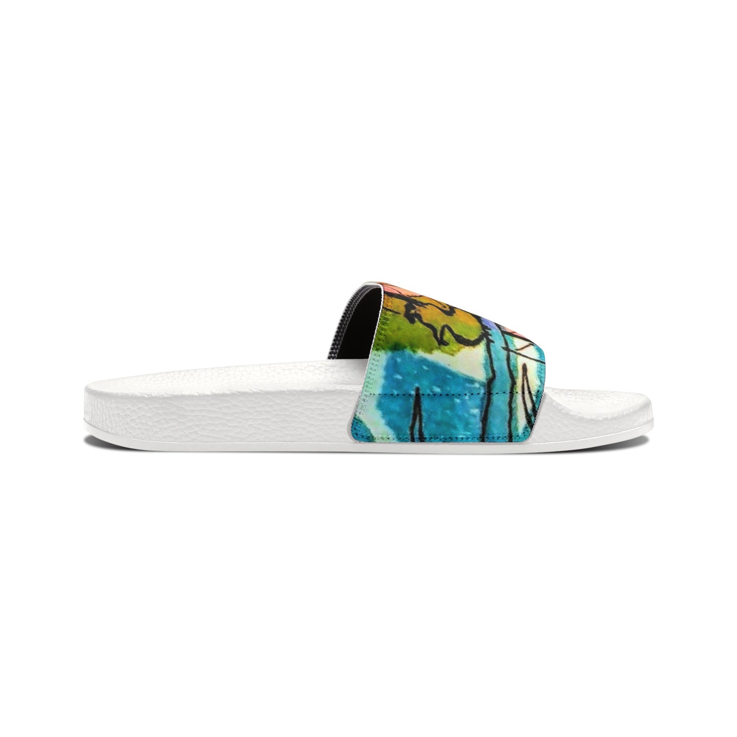 Sunset Village:  Women's PU Slide Sandals