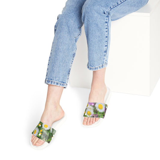 Wildflowers:  Women's PU Slide Sandals