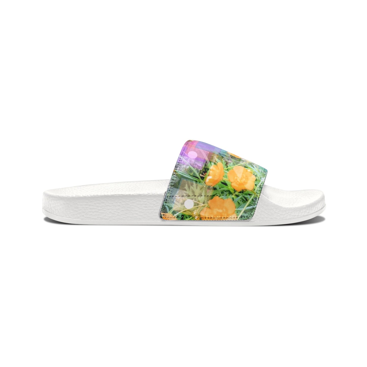 Buttercup feelings:  Youth PU Slide Sandals