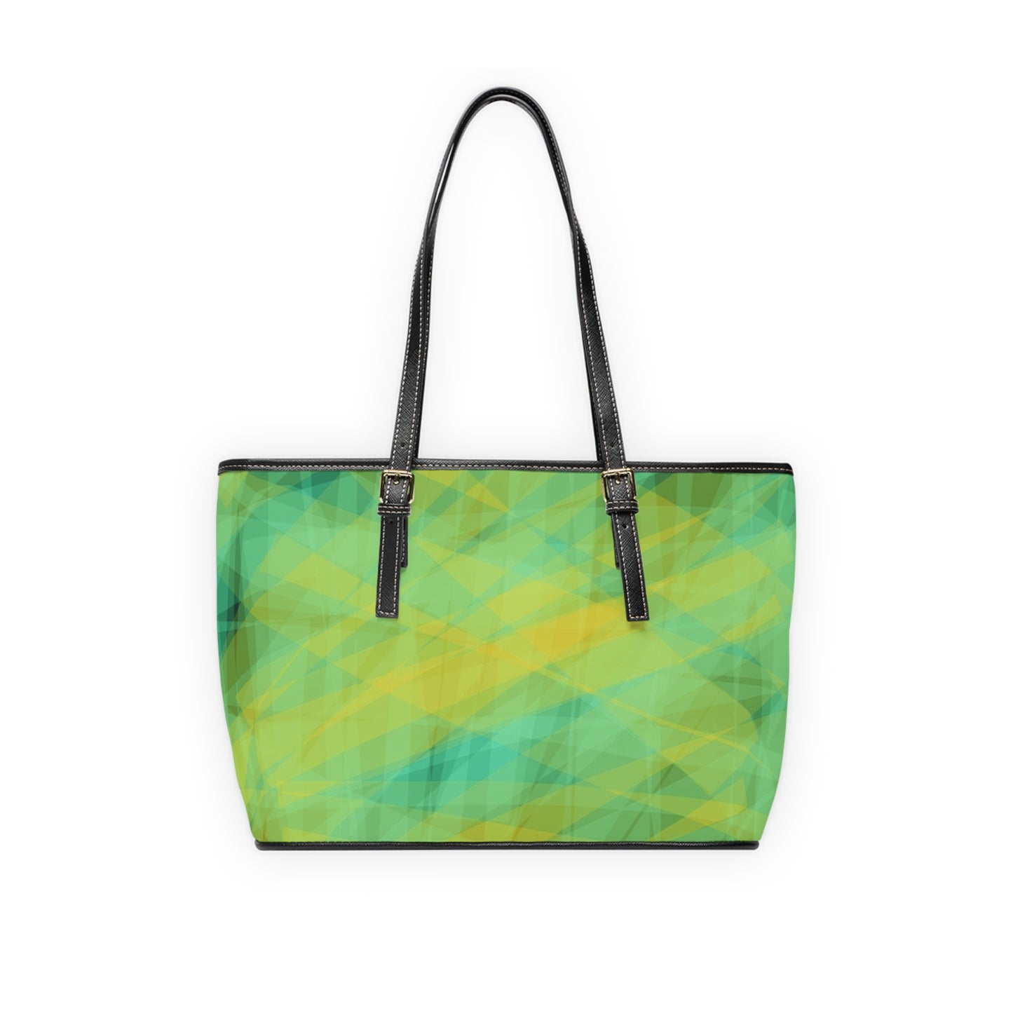 Quietude:  Colorful Faux Leather Shoulder Bag, Tote Bag for Women, Chic Handbag, Everyday Use, Unique Gift for Her
