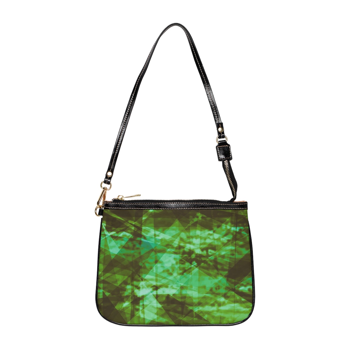 Green River: Chic Small Shoulder Bag, Minimalist Green Purse, Everyday Handbag, Stylish Clutch, Eco-Friendly Accessory, Perfect Gift For Her