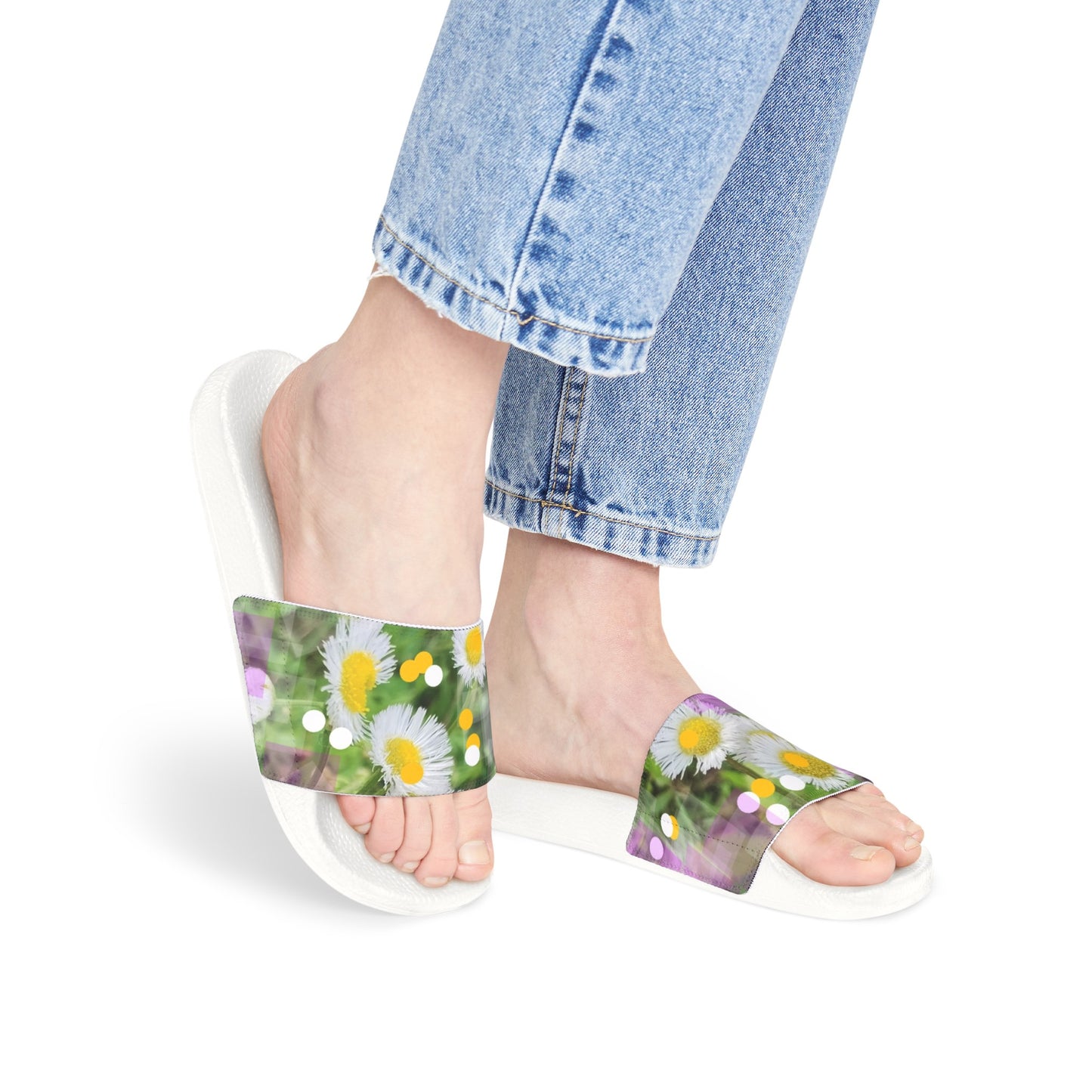 Wildflowers:  Women's PU Slide Sandals