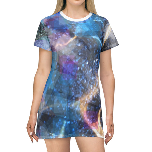 Sapphire Fuel:  T-Shirt Dress (AOP)