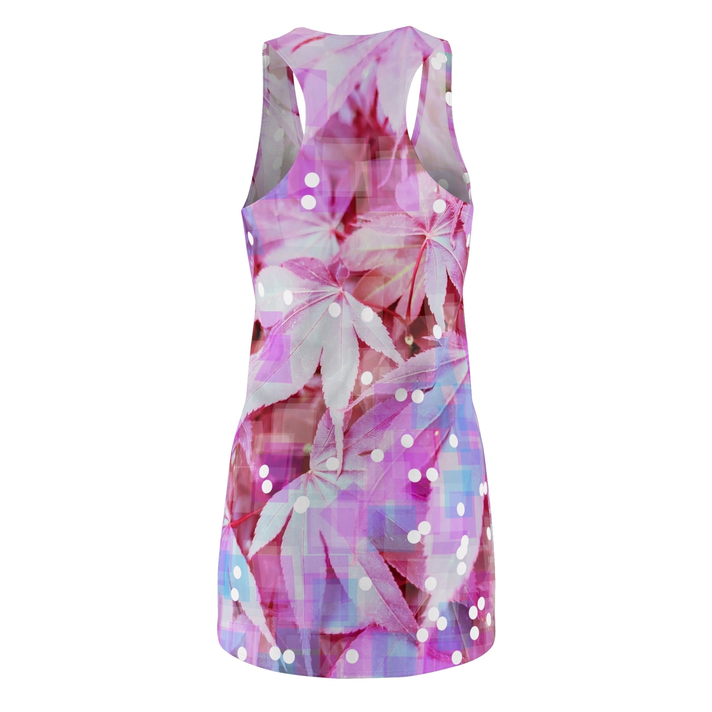 Maple Wine: Women's Cut & Sew Racerback Dress (AOP)