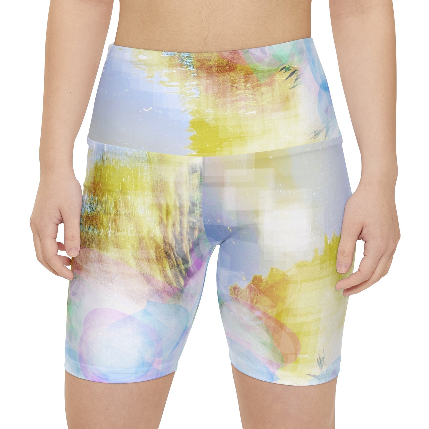 Glimmering:  Women's Workout Shorts (AOP)