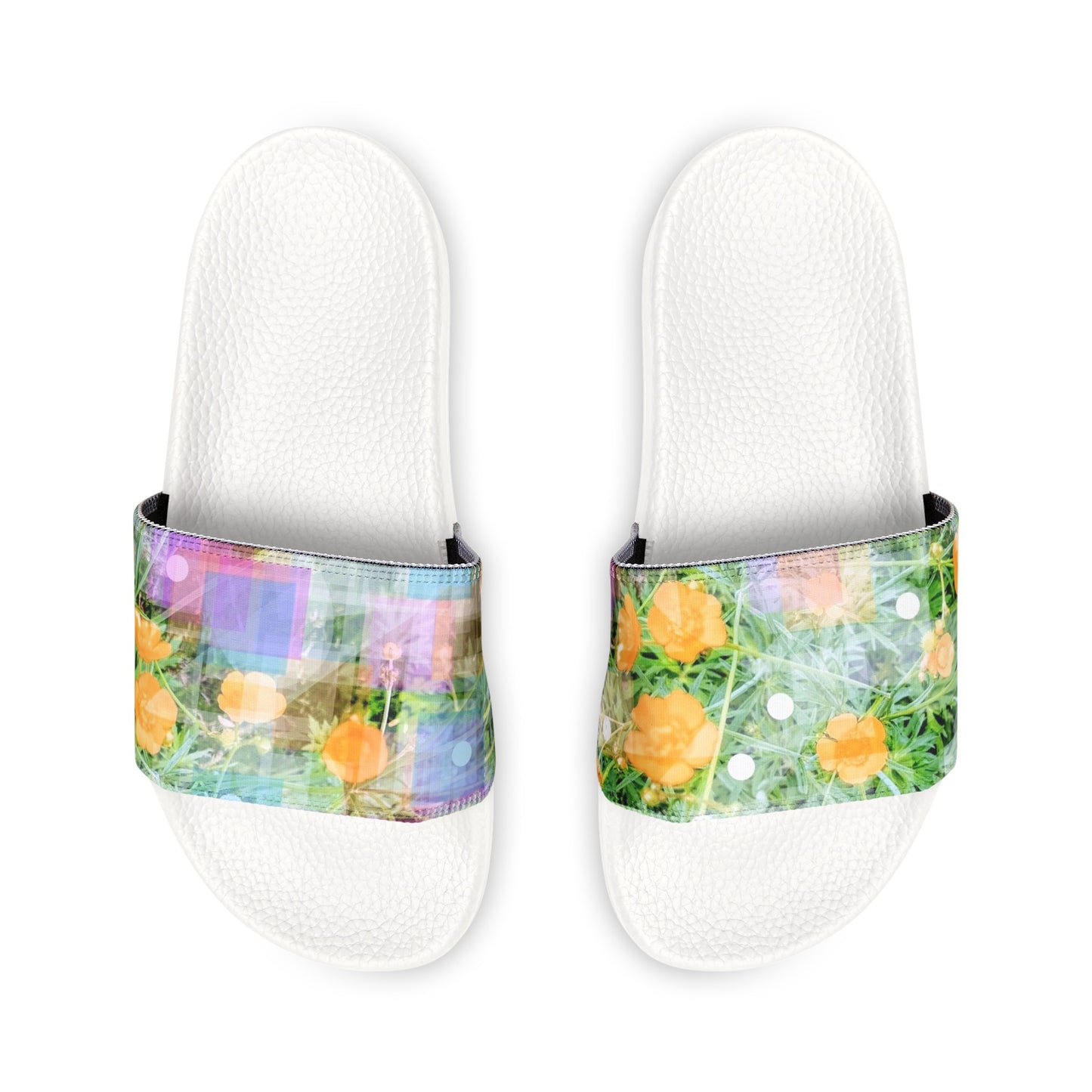 Buttercup feelings:  Youth PU Slide Sandals