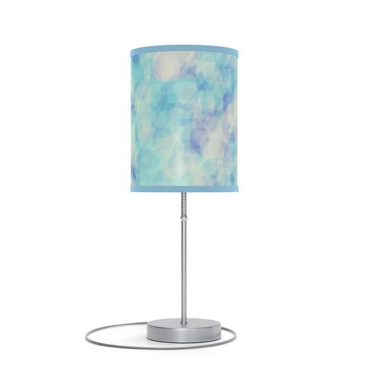 Celia: {Blue Trim} Soothing Blue Table Lamp, Night Light for Relaxation, Bedroom Decor, Cozy Home Gift, Modern Lighting, US/CA Plug