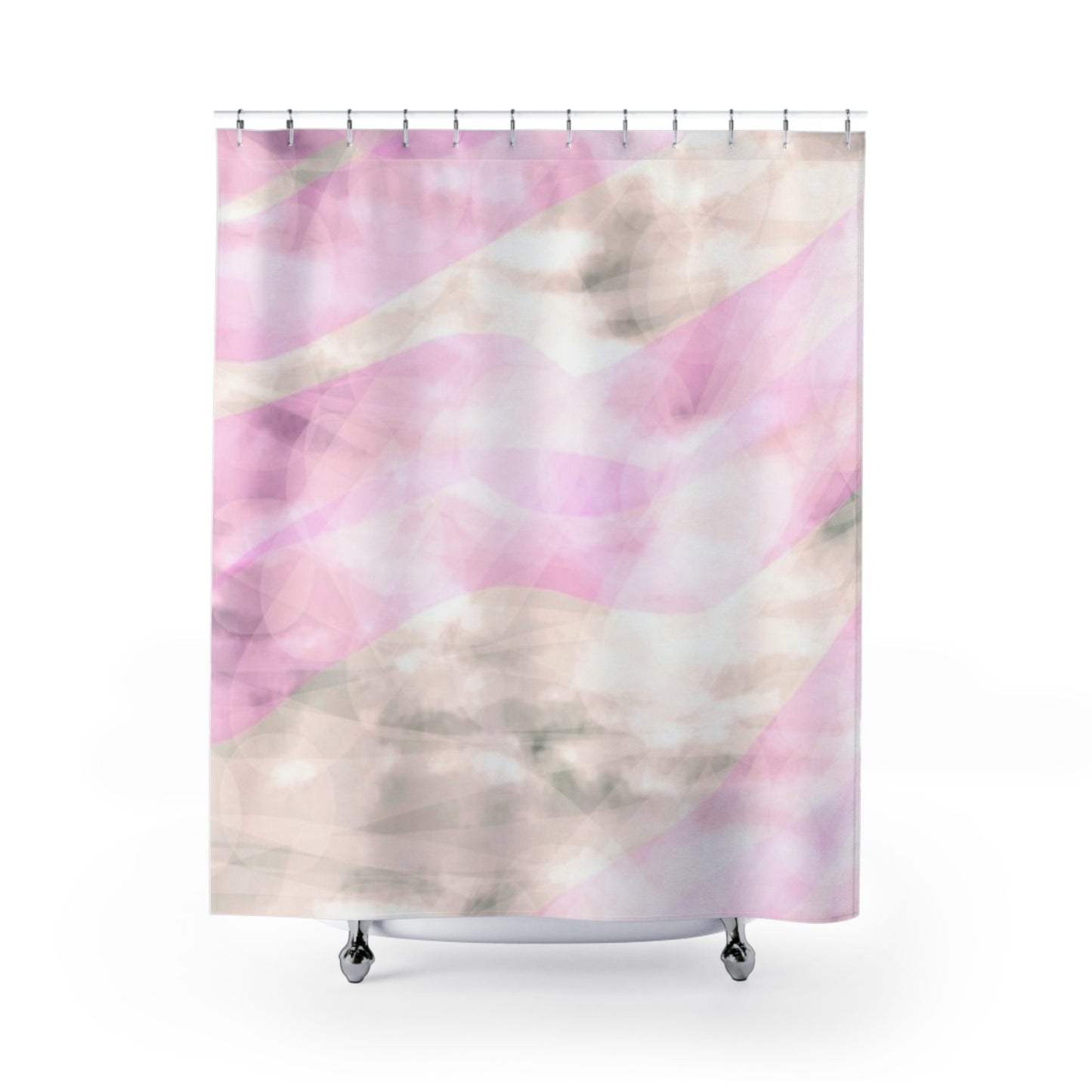 You're a Holiday: Elegant Pink Bokeh Shower Curtain, Boho Ethereal Bathroom Decor, Modern Home Accessories, Gift for New Home, Wedding Present