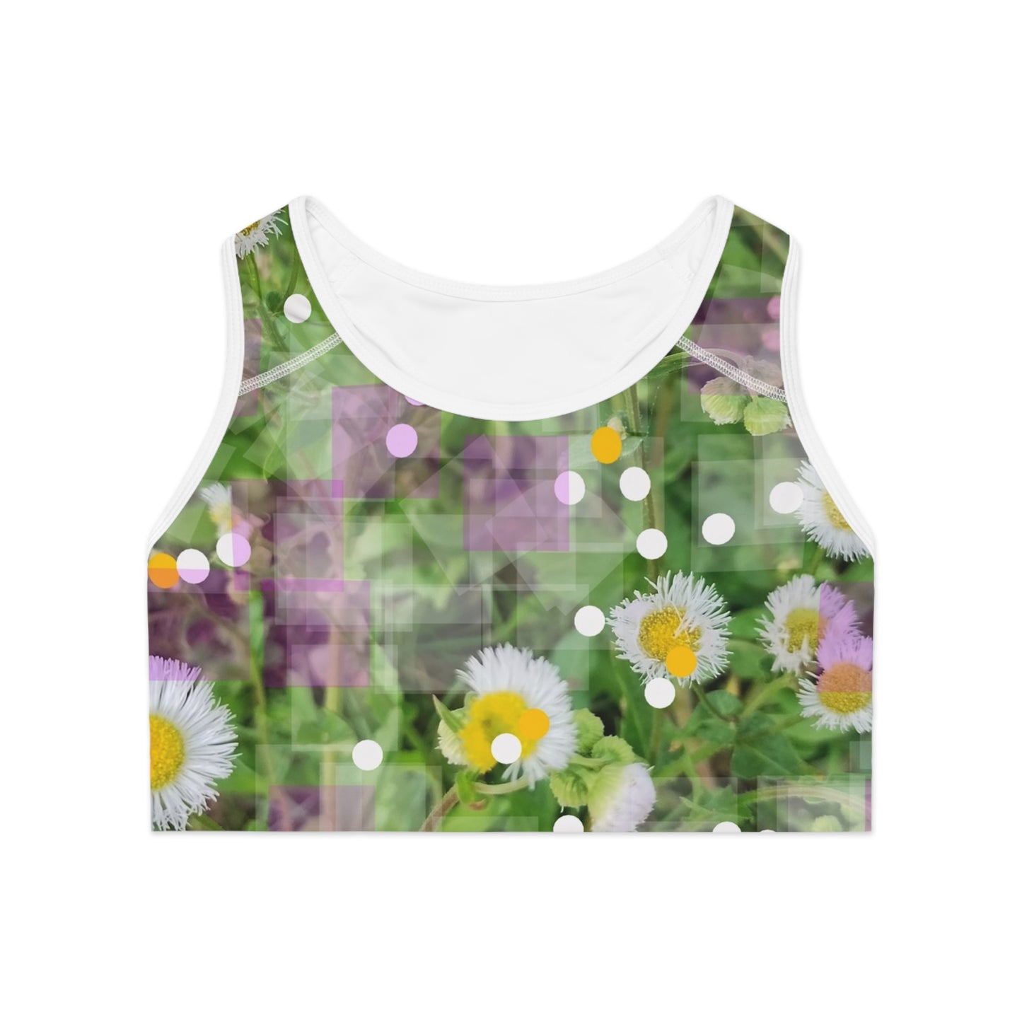 Wildflowers: Sports Bra (AOP)