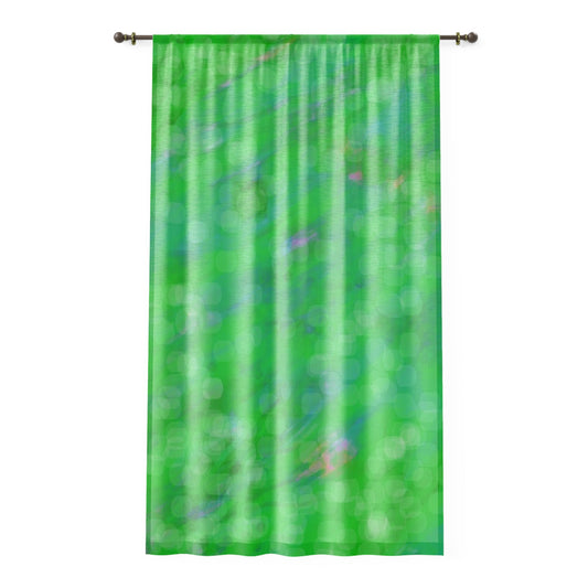 Earth child: Lush Green Window Curtain, Nature-Inspired Decor, Nature Lovers Home Accessory, Living Room Curtain, Spring Vibes