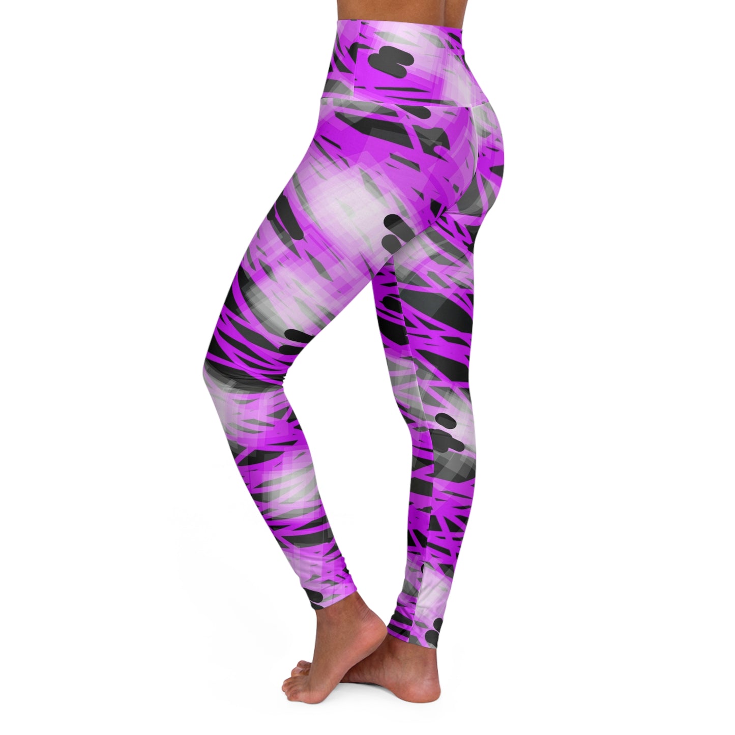 Juliet-Marie:  High Waisted Leggings - Stylish Activewear, Casual Chic Fashion, Streetwear Style, Good Vibes Only