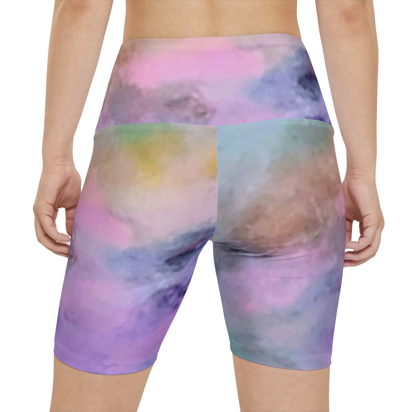 Peace & Luv:  Women's Workout Shorts (AOP)