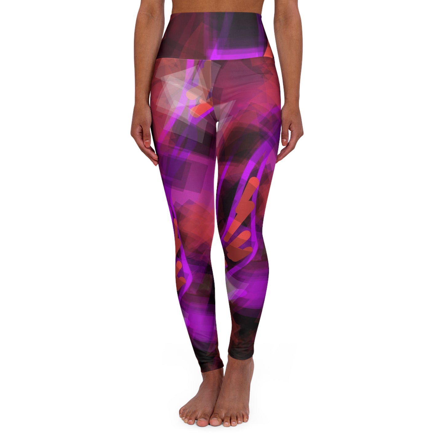 Bo:  Vibrant High Waisted Leggings - Stylish Activewear for Fitness and Wellness, Casual Chic Streetwear