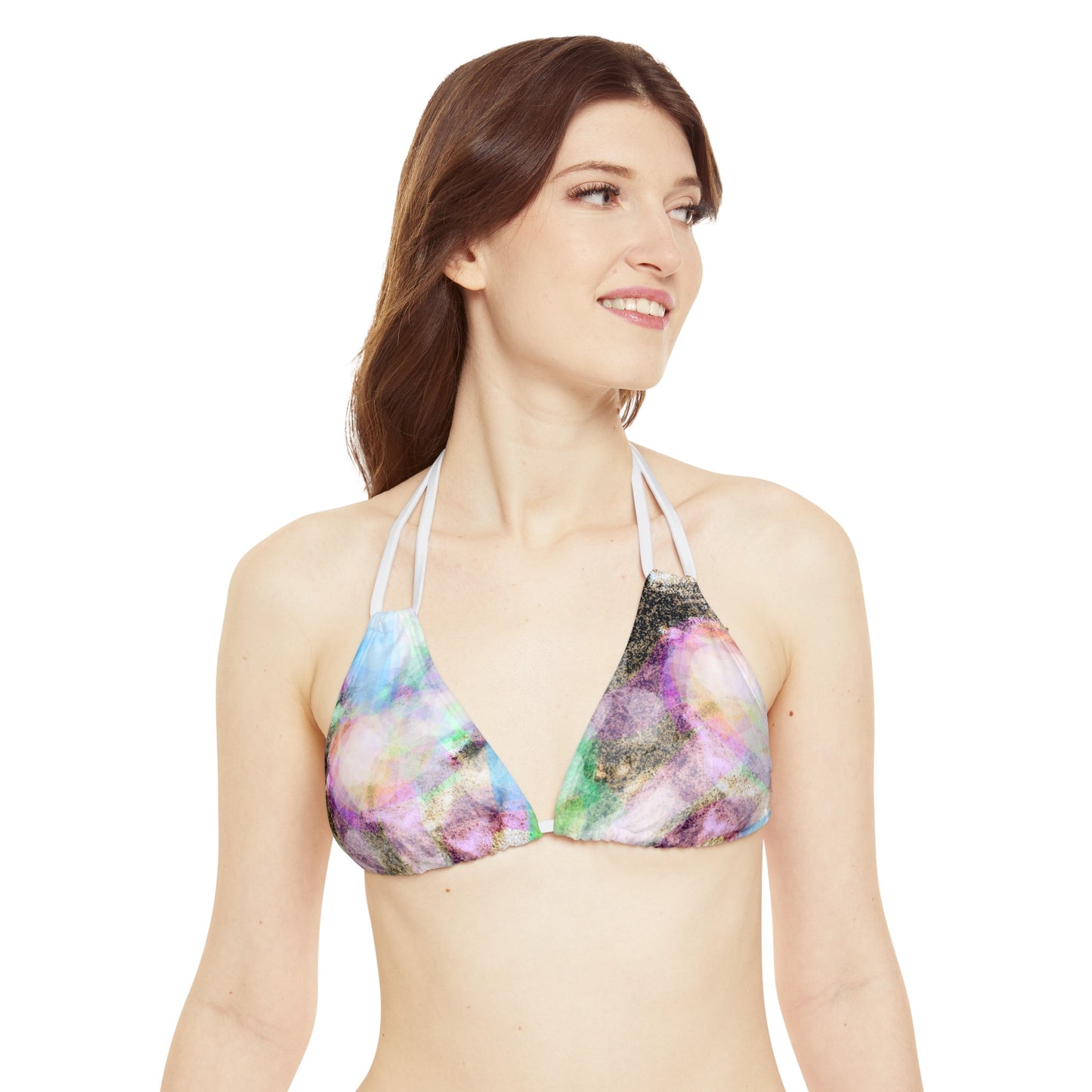 Bliss Rays:  Strappy Bikini Set (AOP)