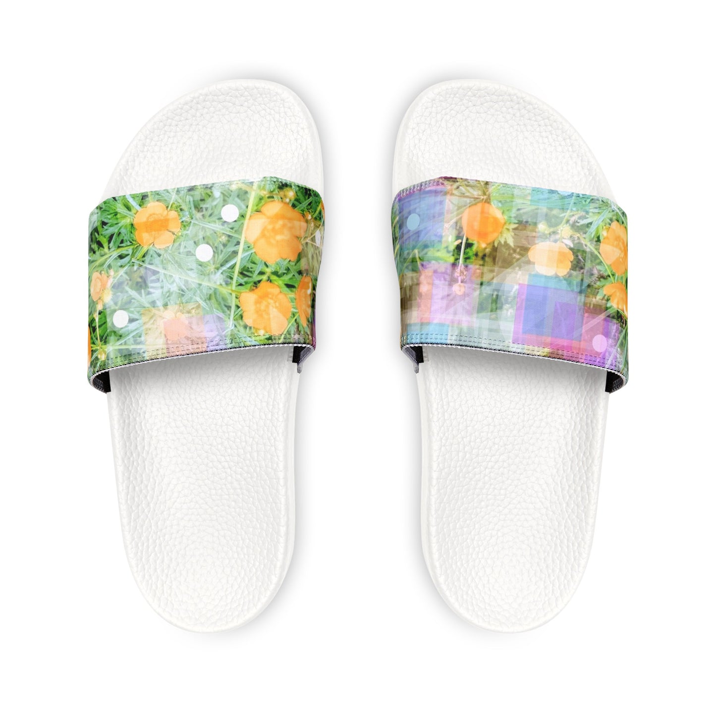 Buttercup feelings:  Youth PU Slide Sandals