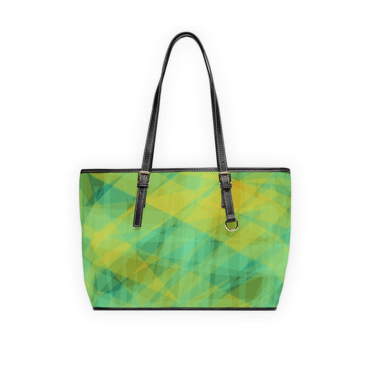 Quietude:  Colorful Faux Leather Shoulder Bag, Tote Bag for Women, Chic Handbag, Everyday Use, Unique Gift for Her