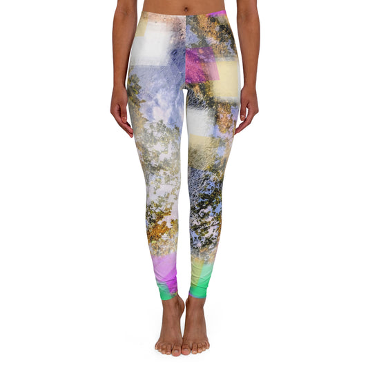 Light Bright:  Women's Casual Spandex Leggings (AOP)