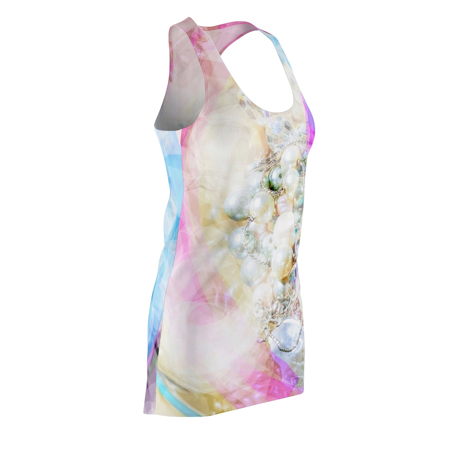 Hidden Treasure:  Women's Cut & Sew Racerback Dress (AOP)