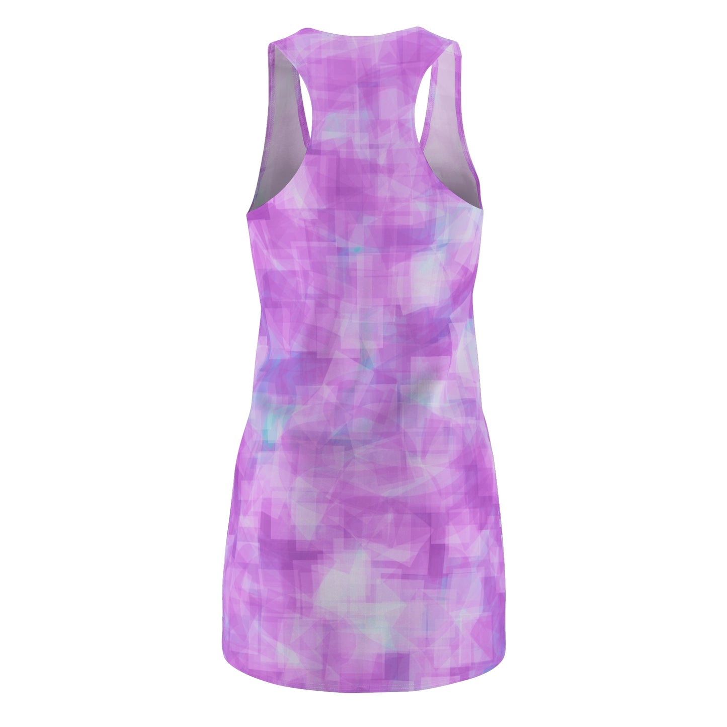 Betty:  Pastel Abstract Racerback Dress for Women - Stylish Summer Casual Wear