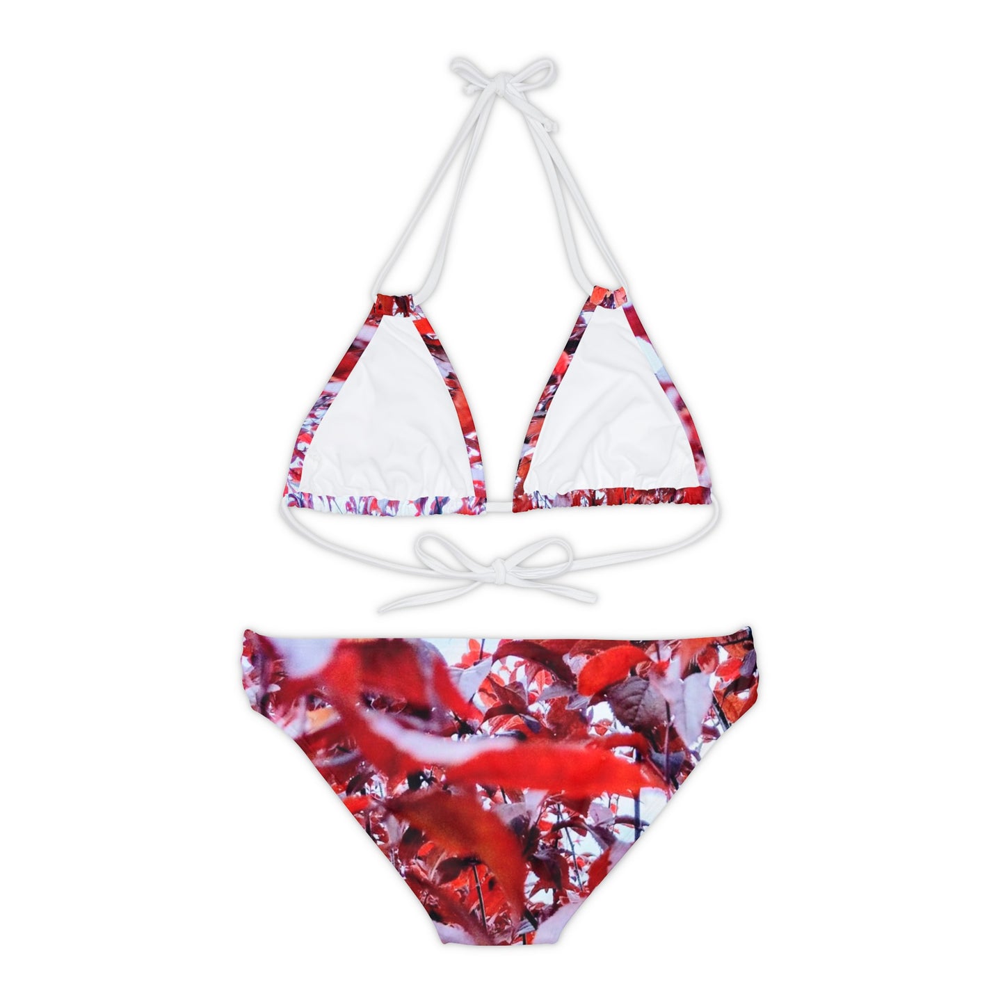 Garnet:  Strappy Bikini Set (AOP)