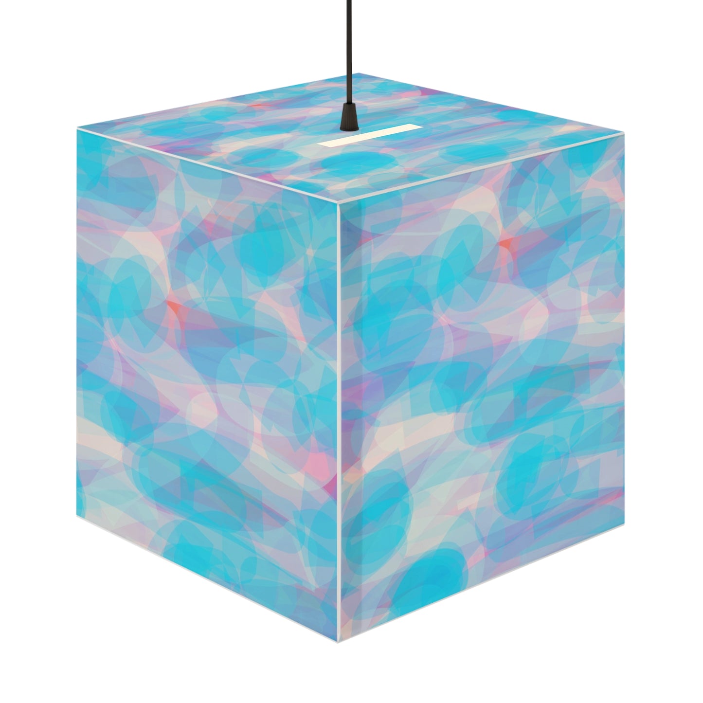 Mellow:  Chill Vibes Light Cube Lamp with Dreamy Abstract Design, Modern Home Decor, Unique Nightlight, Gift for Teens, Soothing Ambiance, Artisan Lighting
