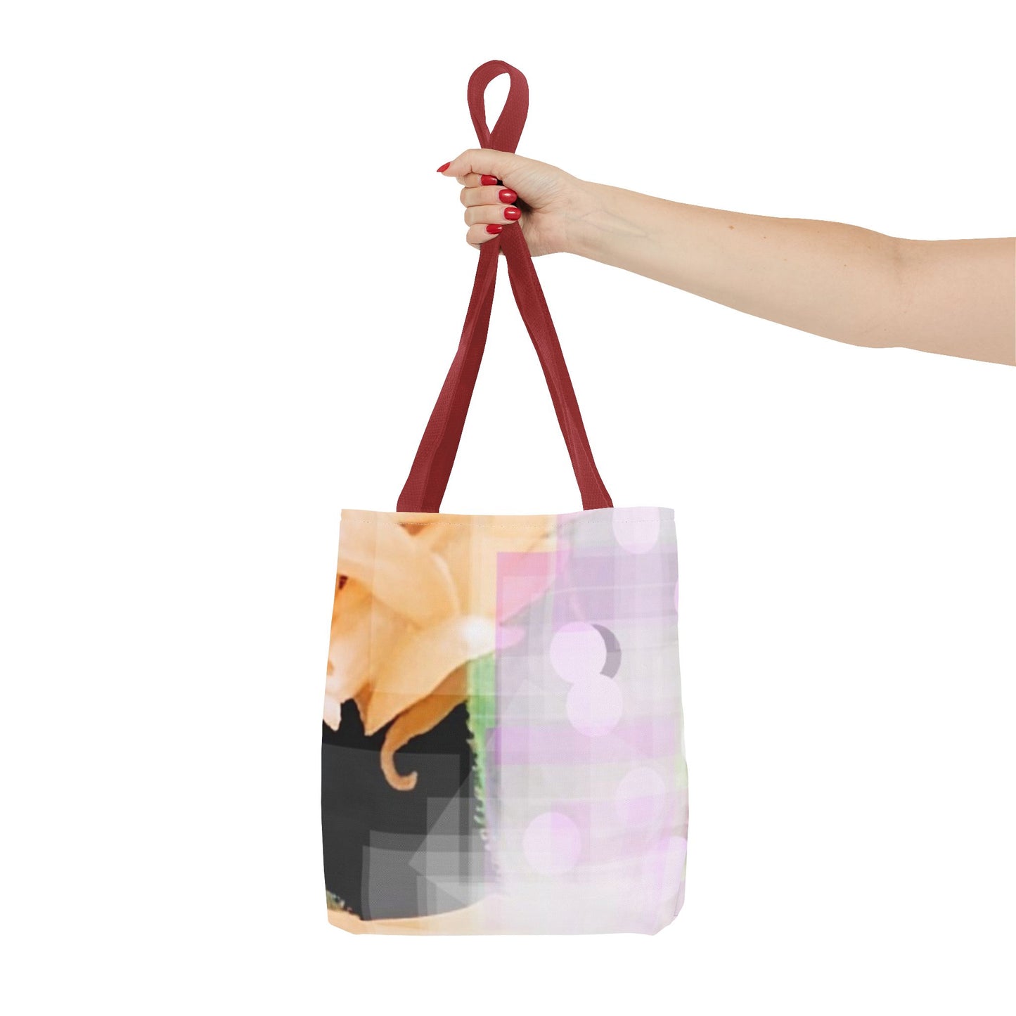 Honey Creme: Tote Bag (AOP): 13"x13"