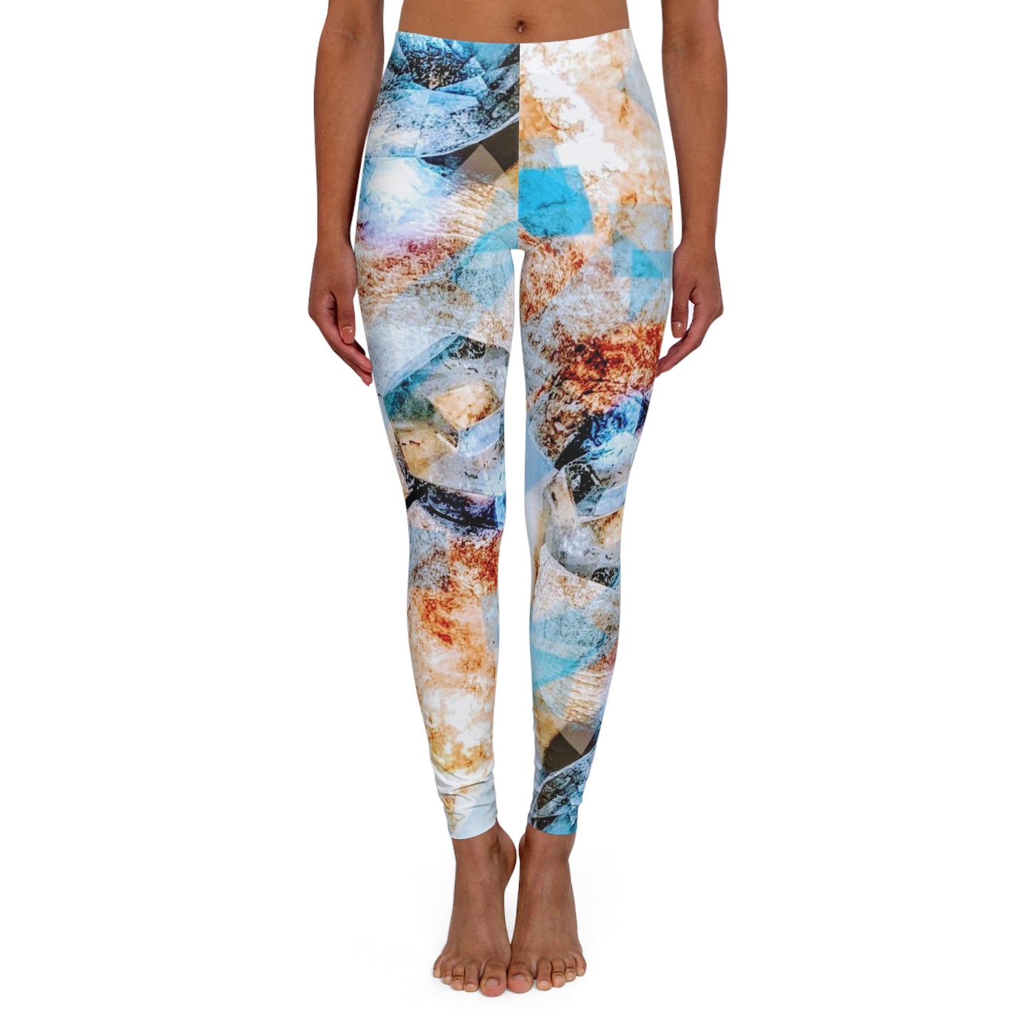 Crystal Clear:  Women's Casual Spandex Leggings (AOP)