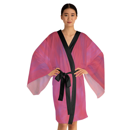 Aphrodite:  Colorful Long Sleeve Kimono Robe - Perfect for Cozy Evenings and Relaxation