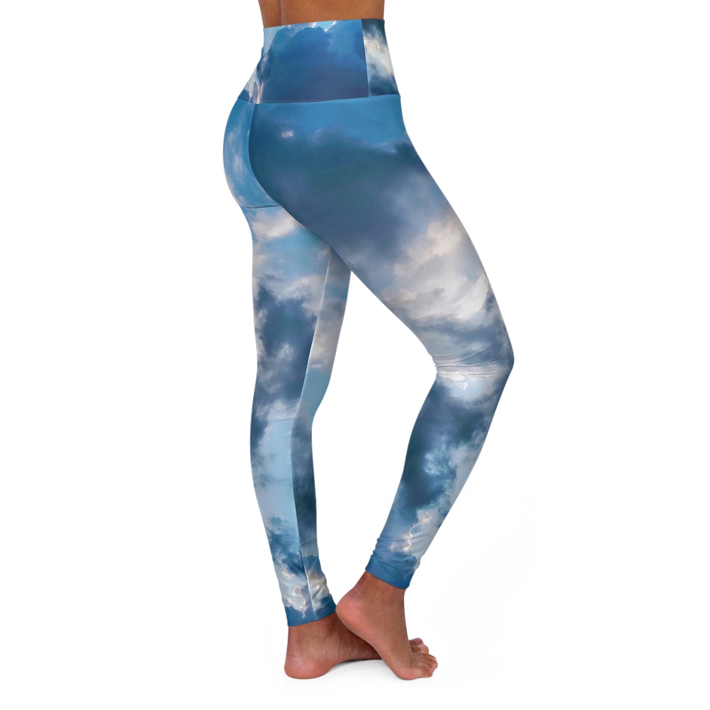 Break of Day:  High Waisted Yoga Leggings (AOP)