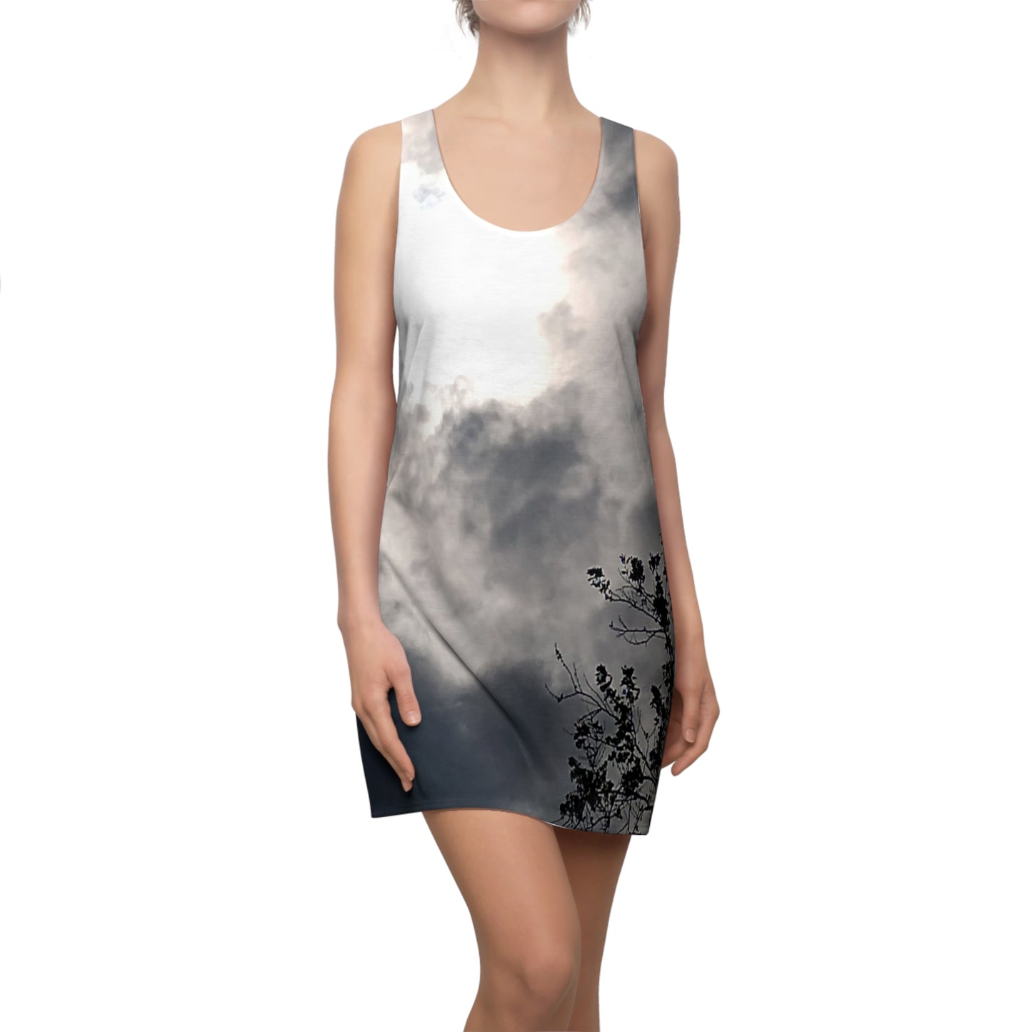 Storm:  Women's Cut & Sew Racerback Dress (AOP)