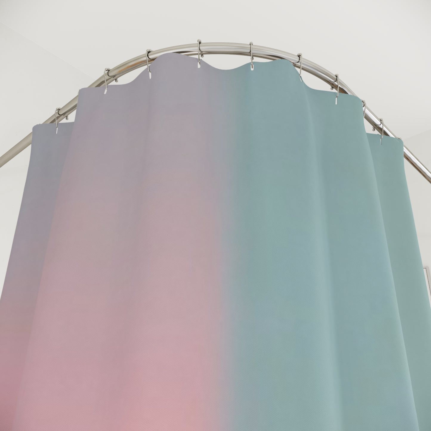 Charlotte: Ombre Shower Curtain - Elegant Gradient Design for Chic Bathrooms