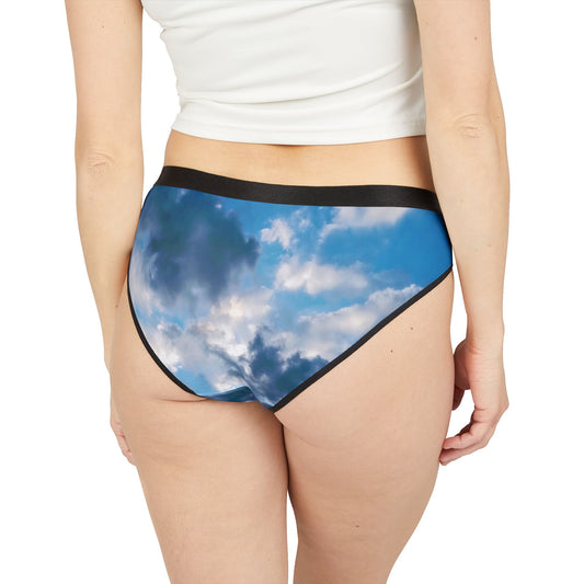 Break of Day:  Sky Cloud Print Women Underwear - Comfortable & Stylish