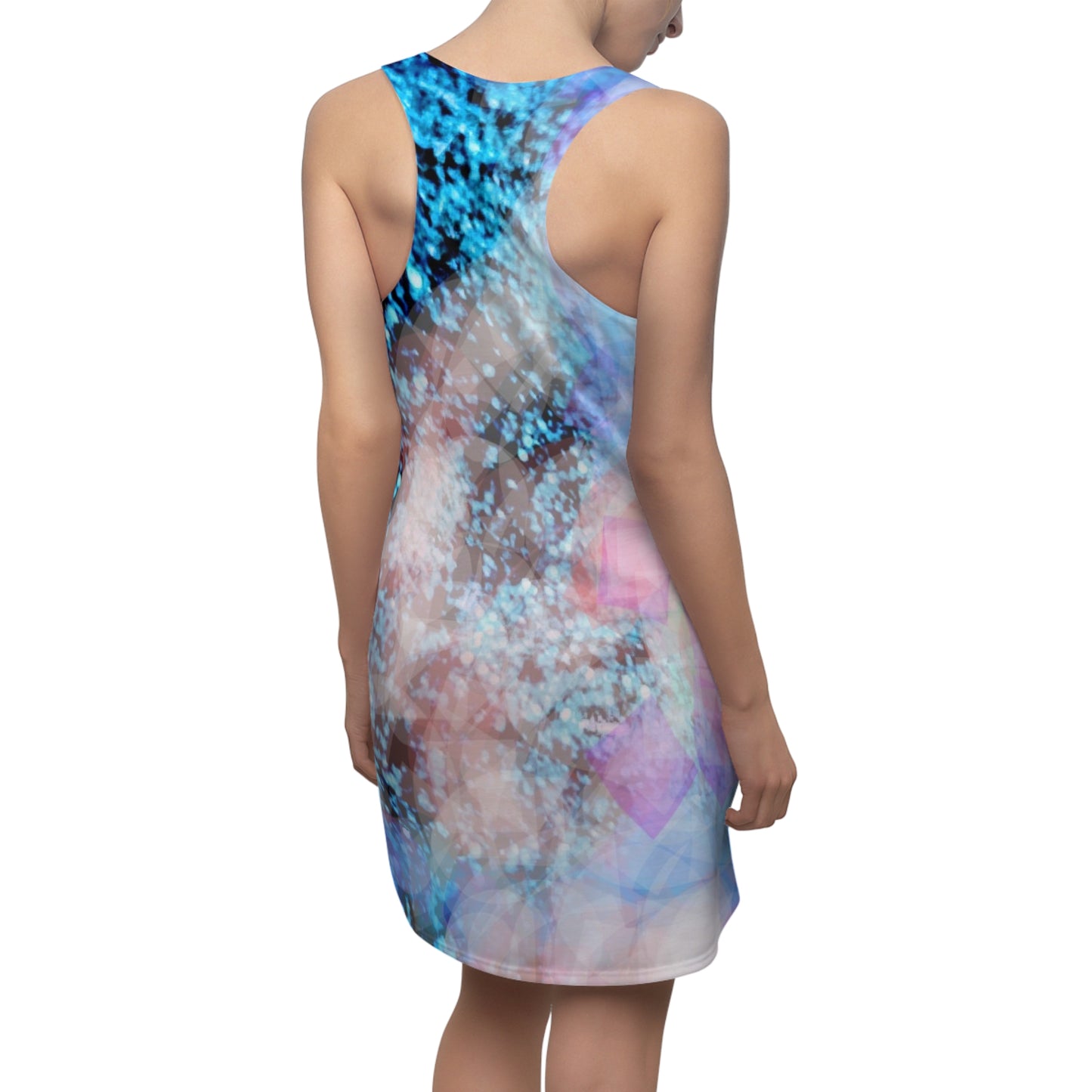 Glowy:  Women's Cut & Sew Racerback Dress (AOP)