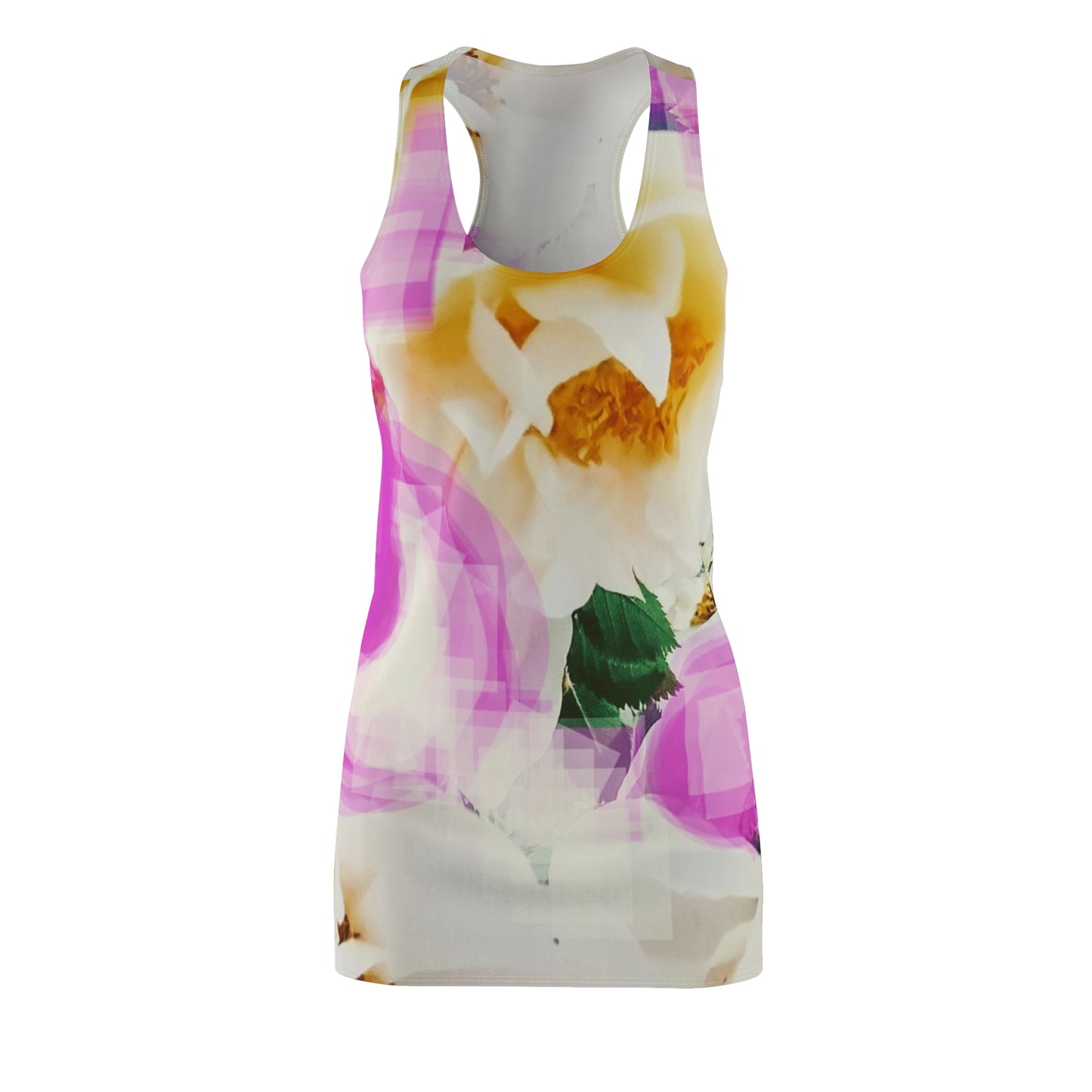 Divine Bouquet II:  Women's Cut & Sew Racerback Dress (AOP)