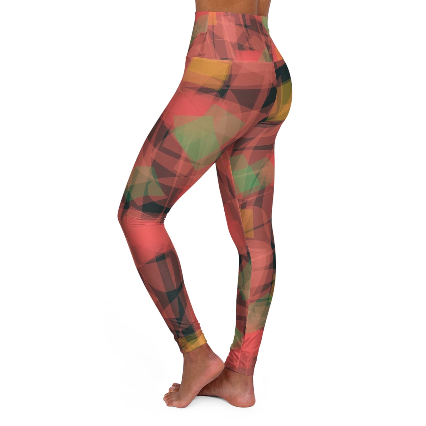 Lupe:  Good Vibes Artistic High Waisted Leggings | Vibrant Fitness Leggings, Gym Apparel, Activewear, Workout Pants, Streetwear