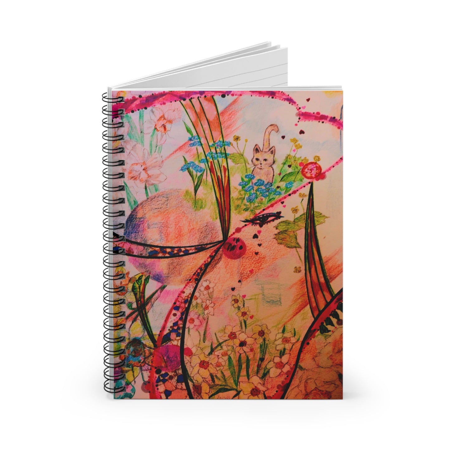 Katty's Garden:  Spiral Notebook - Ruled Line