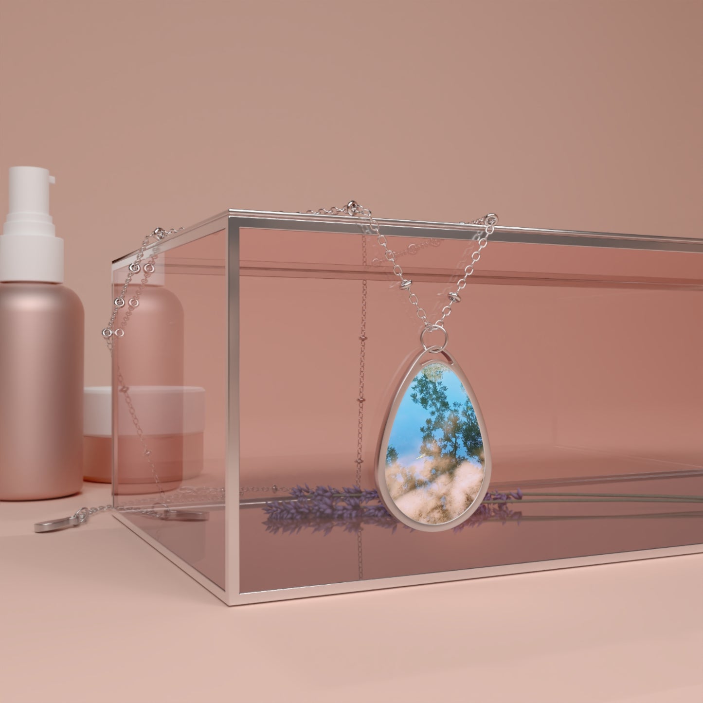 Aqua Dreamy: Portal to A Beautiful World - Nature Lovers Pendant - Beautiful Souls Inspiration